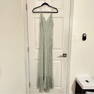 Strappy striped maxi